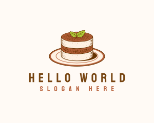 Tiramisu Pastry Cake Baking logo design