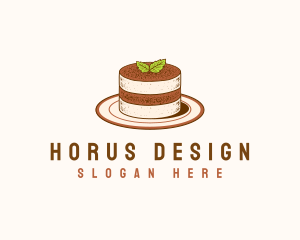 Tiramisu Pastry Cake Baking logo design