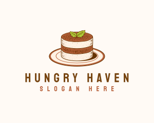 Tiramisu Pastry Cake Baking logo design