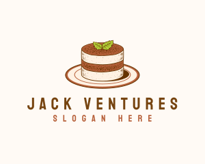 Tiramisu Pastry Cake Baking logo design