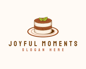 Tiramisu Pastry Cake Baking logo design