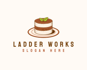 Tiramisu Pastry Cake Baking logo design