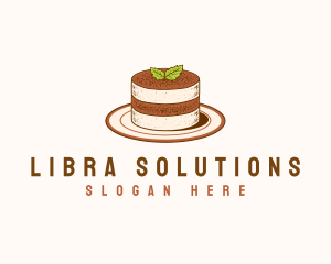 Tiramisu Pastry Cake Baking logo design