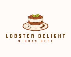 Tiramisu Pastry Cake Baking logo design