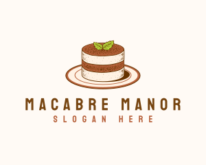 Tiramisu Pastry Cake Baking logo design