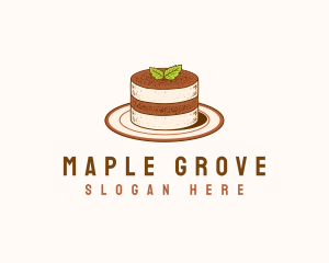 Tiramisu Pastry Cake Baking logo design