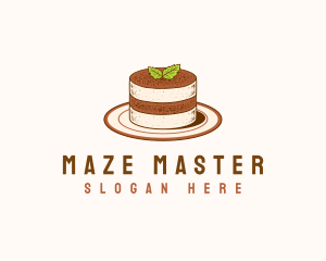 Tiramisu Pastry Cake Baking logo design