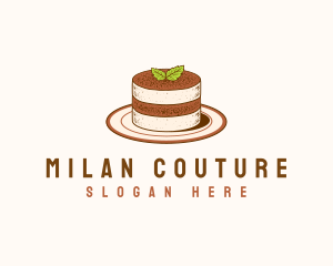 Tiramisu Pastry Cake Baking logo design