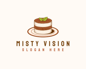 Tiramisu Pastry Cake Baking logo design