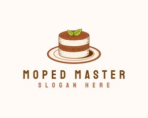 Tiramisu Pastry Cake Baking logo design