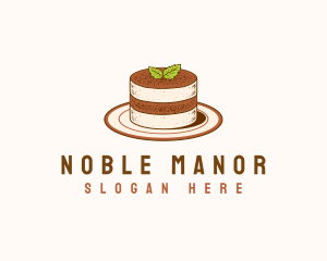 Tiramisu Pastry Cake Baking logo design