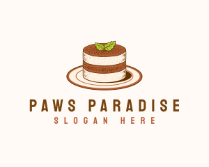 Tiramisu Pastry Cake Baking logo design