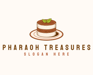 Tiramisu Pastry Cake Baking logo design