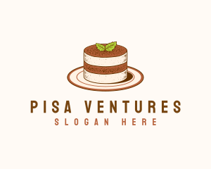 Tiramisu Pastry Cake Baking logo design