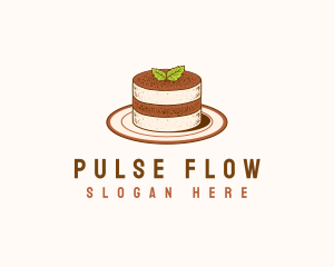 Tiramisu Pastry Cake Baking logo design