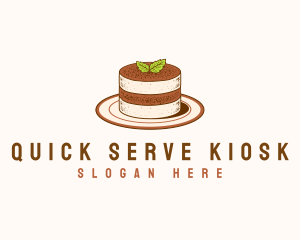 Tiramisu Pastry Cake Baking logo design