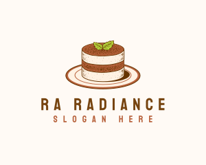 Tiramisu Pastry Cake Baking logo design