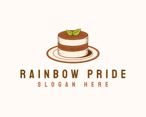 Tiramisu Pastry Cake Baking logo design