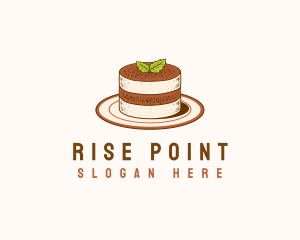 Tiramisu Pastry Cake Baking logo design