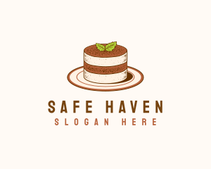 Tiramisu Pastry Cake Baking logo design