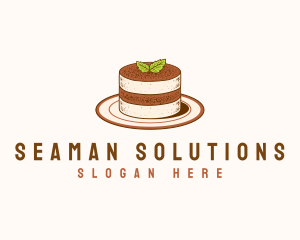 Tiramisu Pastry Cake Baking logo design