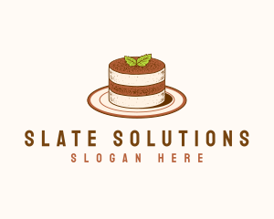 Tiramisu Pastry Cake Baking logo design