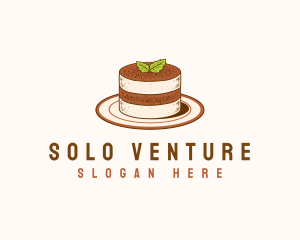 Tiramisu Pastry Cake Baking logo design