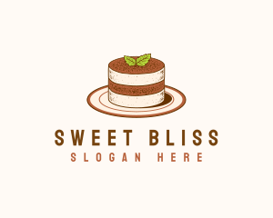 Tiramisu - Tiramisu Pastry Cake Baking logo design