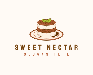 Tiramisu Pastry Cake Baking logo design