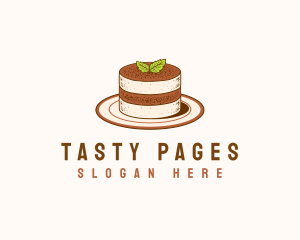 Tiramisu Pastry Cake Baking logo design