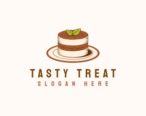 Tiramisu Pastry Cake Baking logo design