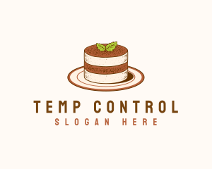 Tiramisu Pastry Cake Baking logo design