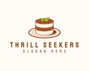 Tiramisu Pastry Cake Baking logo design