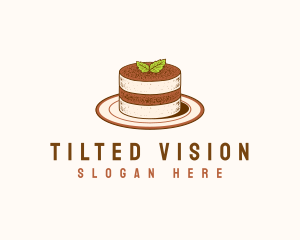 Tiramisu Pastry Cake Baking logo design