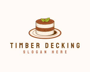 Tiramisu Pastry Cake Baking logo design