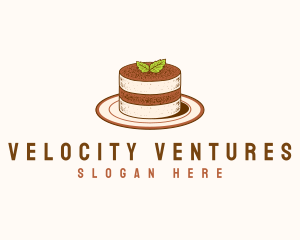 Tiramisu Pastry Cake Baking logo design