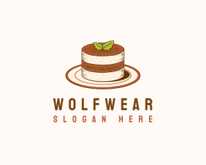 Dessert - Tiramisu Pastry Cake Baking logo design