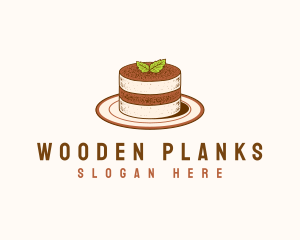 Tiramisu Pastry Cake Baking logo design