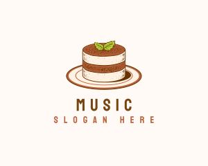 Tiramisu Pastry Cake Baking logo design