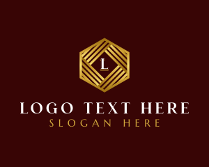 Luxury Hexagon Structure Logo