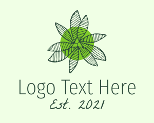 Botanical - Botanical Green Plant logo design