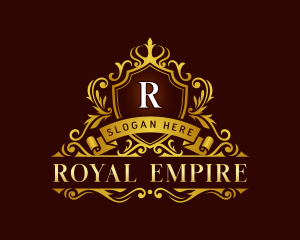 Crown Shield Royal logo design