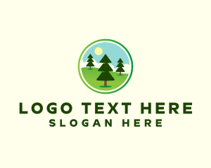 Tree - Pine Tree Wood logo design