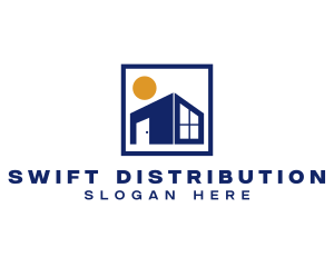 Distribution - Warehouse Distribution Storage logo design
