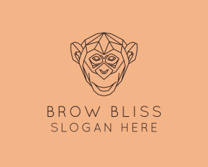 Monkey Wild Animal logo design