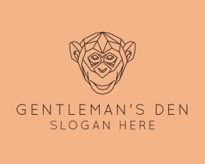 Monkey Wild Animal logo design