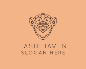 Monkey Wild Animal logo design