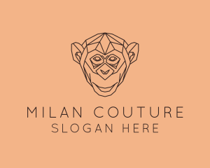 Monkey Wild Animal logo design