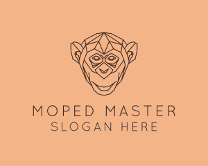 Monkey Wild Animal logo design