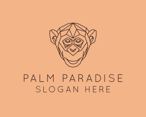 Monkey Wild Animal logo design